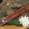 Carved Wooden Leaves Incense Holder