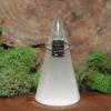 Black Tourmaline Sterling Silver Ring-Size 5