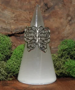 Butterfly Sterling Silver Ring-Size 9