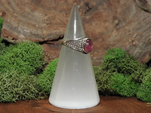 Ruby Sterling Silver Ring-Size 7 - Image 3