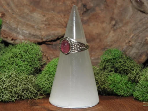 Ruby Sterling Silver Ring-Size 7 - Image 2