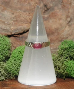 Ruby Sterling Silver Ring- Size 9