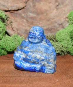 Lapis Lazuli Laughing Buddha-Fluorescent