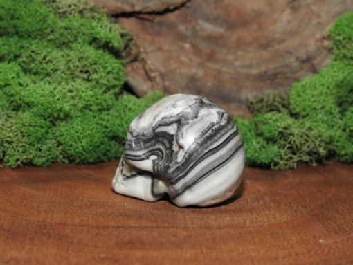 Zebra Jasper Skull - Image 2