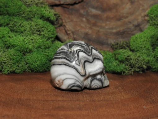 Zebra Jasper Skull - Image 3