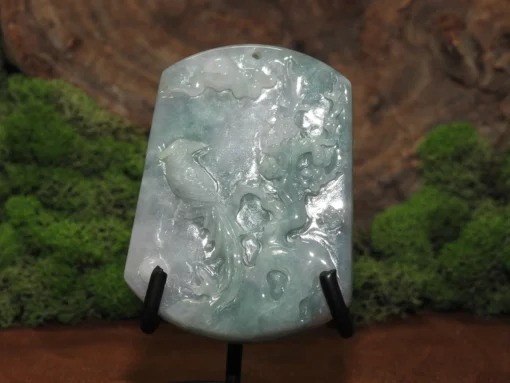 Burmese Jade Bird Carving - Image 3