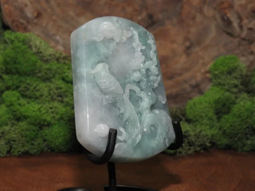 Burmese Jade Bird Carving - Image 2