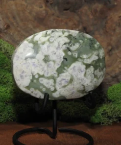 Green Lavender Jade Palm Stone