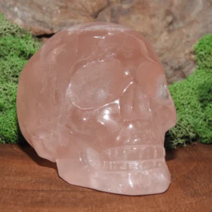 Rose Quartz Skull