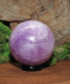 Pink Kunzite Sphere- Fluorescent