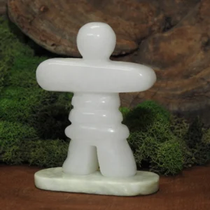 Marble on Jade Inukshuk
