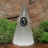 Blue Tiger Eye Sterling Silver Ring-Size 10