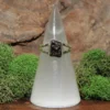 Shungite Sterling Silver Ring-Size 8