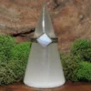 Blue Lace Agate Sterling Silver Ring-Size 8