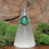 Malachite Sterling Silver Ring-Size 8
