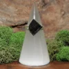 Black Tourmaline Sterling Silver Ring-Size 7