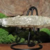 Quartz with Hedenbergite, Magnetite, Calcite-Raw
