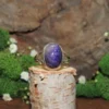 Charoite .925 Sterling Silver Ring-Size 9