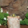 Peridot .925 Sterling Silver Ring-Size 7