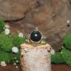 Bloodstone .925 Sterling Ring-Size 6