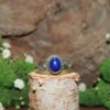 Lapis Lazuli .925 Sterling Ring-Size 8