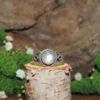Moonstone .925 Sterling Silver Ring-Size 8