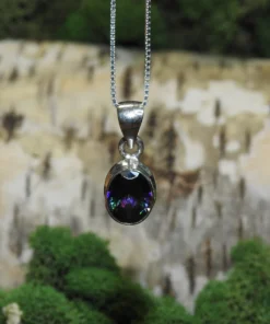 Mystic Topaz .925 Silver Pendant
