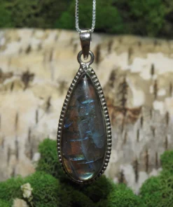 Labradorite .925 Silver Pendant