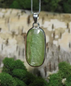 Green Kyanite .925 Silver Pendant