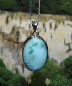 Larimar .925 Silver Pendant