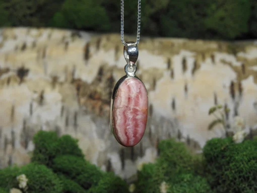Rhodochrosite .925 Silver Pendant - Image 3
