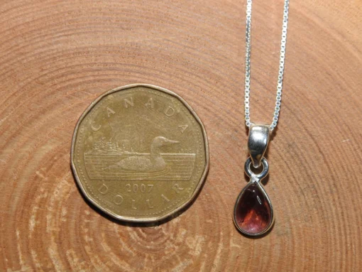 Pink Tourmaline .925 Silver Pendant - Image 4