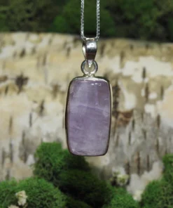 Pink Kunzite .925 Silver Pendant