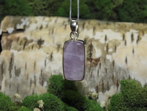 Pink Kunzite .925 Silver Pendant - Image 2