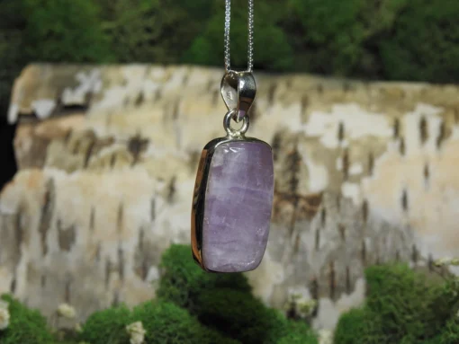 Pink Kunzite .925 Silver Pendant - Image 3