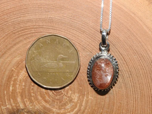 Sunstone .925 Silver Pendant - Image 4
