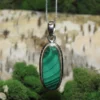 Malachite .925 Silver Pendant
