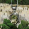 Citrine .925 Silver Pendant