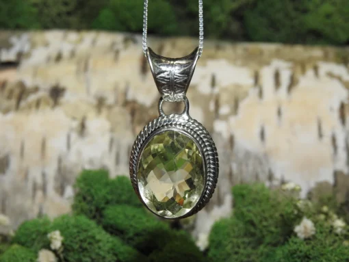 Citrine .925 Silver Pendant