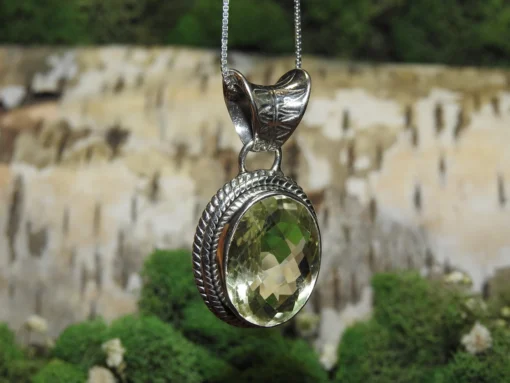 Citrine .925 Silver Pendant - Image 3