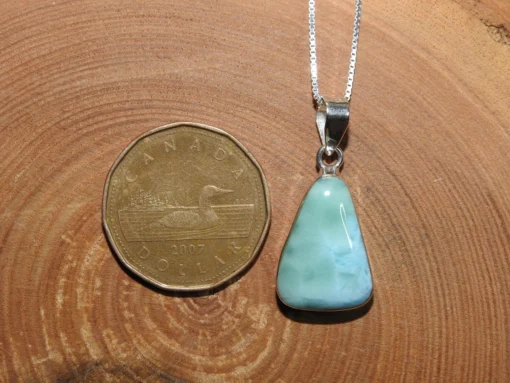 Larimar .925 Silver Pendant - Image 4