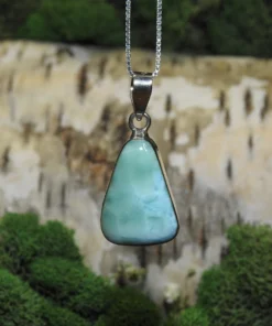 Larimar .925 Silver Pendant