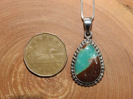 Chrysoprase .925 Silver Pendant - Image 4