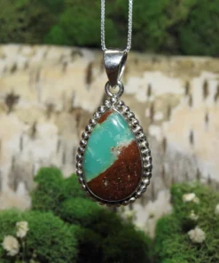 Chrysoprase .925 Silver Pendant
