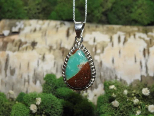 Chrysoprase .925 Silver Pendant