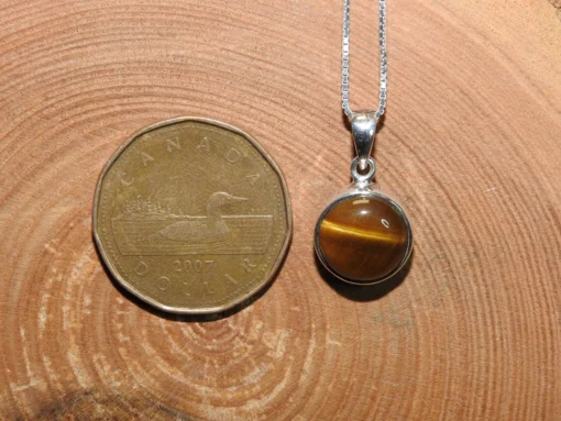 Tiger Eye .925 Silver Pendant - Image 4