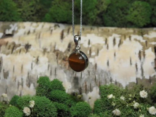 Tiger Eye .925 Silver Pendant - Image 2
