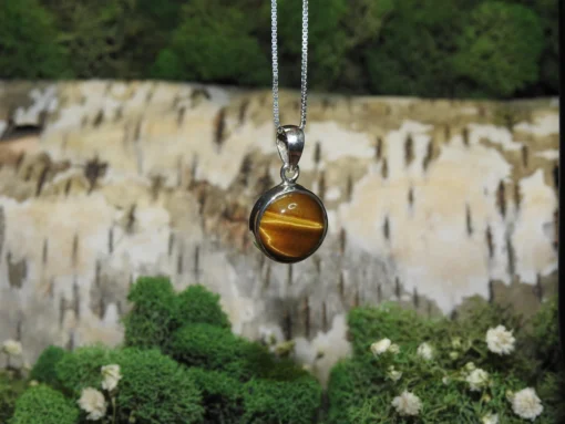 Tiger Eye .925 Silver Pendant - Image 3
