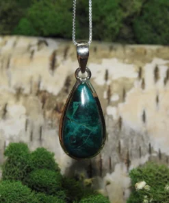 Chrysocolla .925 Silver Pendant