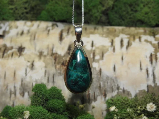 Chrysocolla .925 Silver Pendant